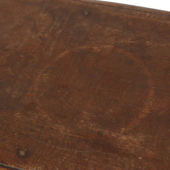 Tabouret ancien en chêne massif, style anglais, XIXe siècle – Wood, Vintage (photo 17 of 19)