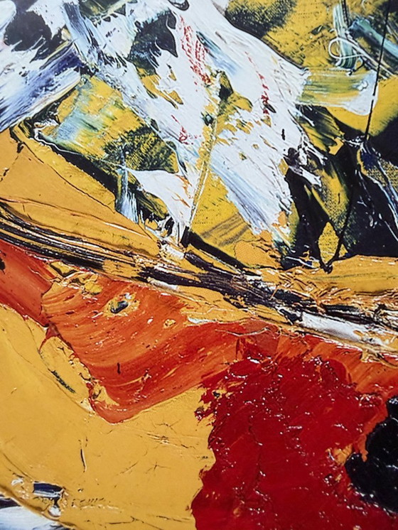 Image 1 of Karel Appel (1921-2006), Tête éclatée, 1958, copyright Kunstmuseum Winterthur, Karep Appel Foundation/2007, Zurich, Printed.....