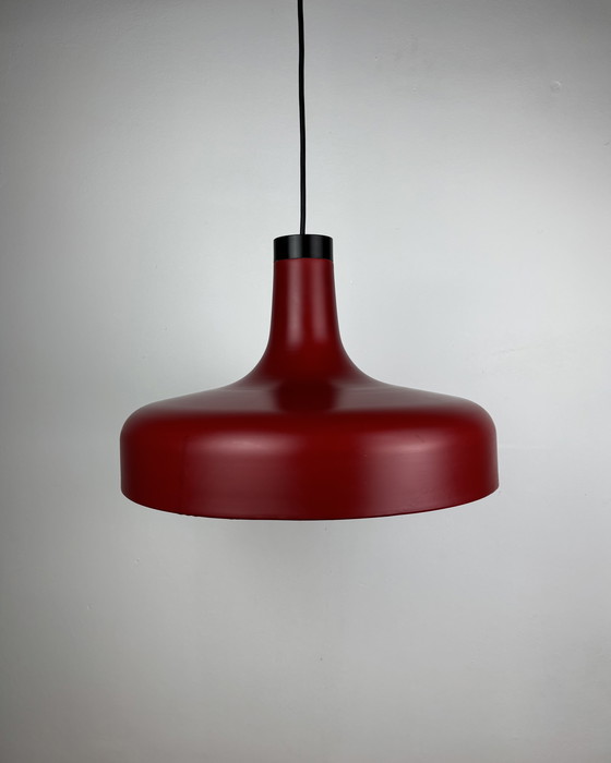Image 1 of Staff Leuchten Arnold Berges, vintage hanglamp, matrode metalen lamp, Space Age, Mid Century, jaren 70, industrieel Duitsland