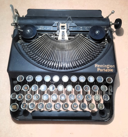 Remington Portable Typemachine 1920 Voor Decoratie