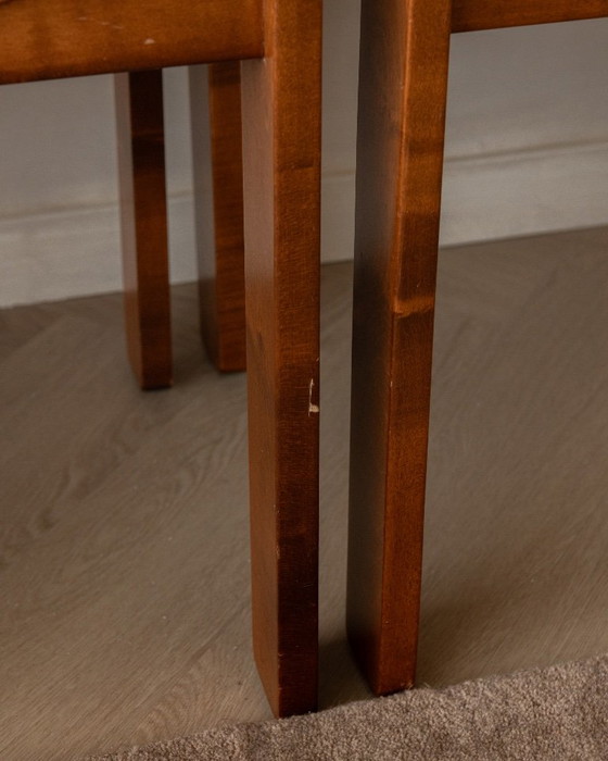 Sillas de comedor italianas de contrachapado, atribuidas a Molteni, años 70, juego de 4 – Molteni&C, Wood (photo 17 of 24)