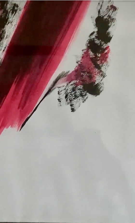 Abstraction 1983 - set of 2 - Bernard Schmitt (1950) – Paintings & Drawings, Paper, Glass (photo 5 of 10)