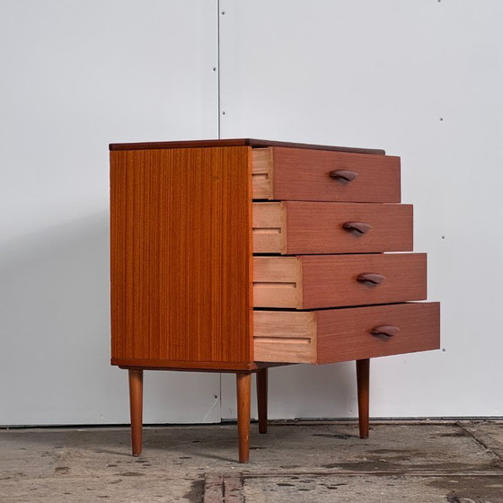 Image 1 of Teak Sideboard with 4 Drawers, 1960s — Mid-Century Design