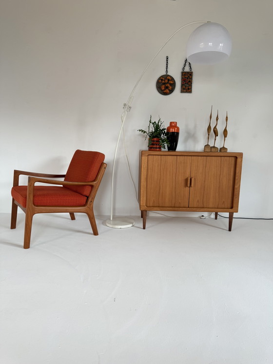 Vintage Adjustable Arc Lamp, Solken Leuchten '70 – Floor lights, Plastic, Metal (photo 11 of 12)