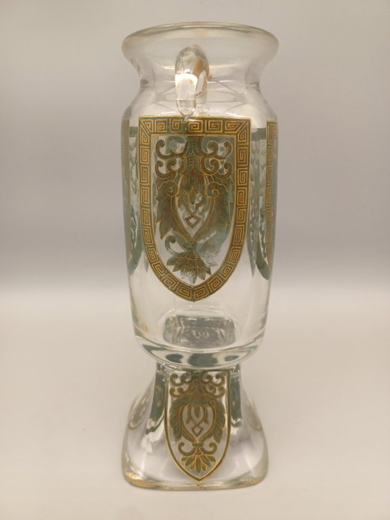Image 1 of vase amphore estampillé L'Escalier de Cristal Paris 1900