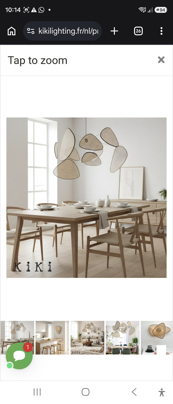 Image 1 of Rattan pendant lamp