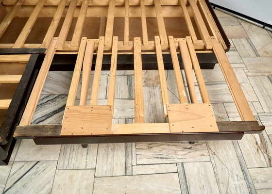 Image 1 of Art Déco hoekslaapbank van Jindřich Halabala voor UP Závody, jaren 50, Tsjechoslowakije