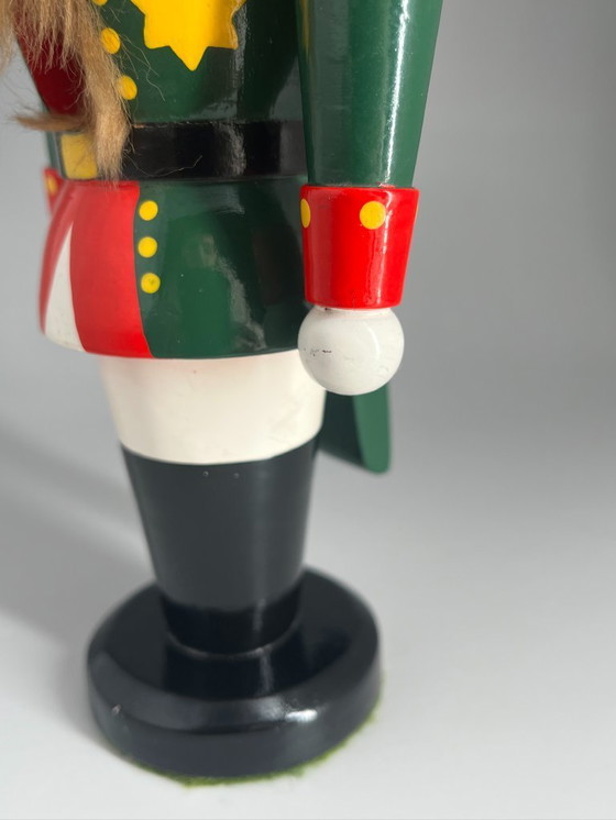 Image 1 of Schiaccianoci in legno vintage – 25 cm – Decorazione natalizia / Articolo da collezione / Stile retrò per le feste