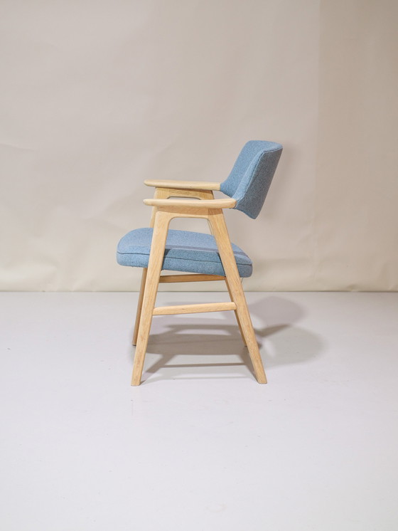 Image 1 of 6x Erik Kirkegaard 43 Dining Chairs Oak Danish