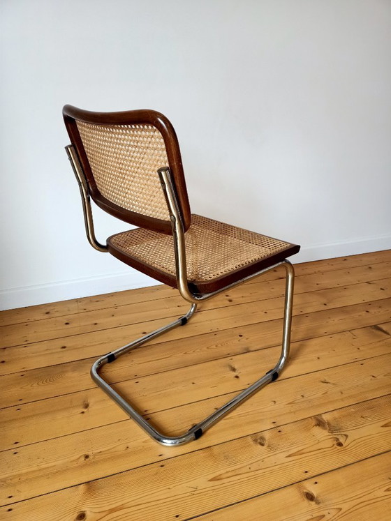 2 chaises Cesca dans le style de Marcel Breuer – Chaises de salle à manger, Wood, Chrome (photo 4 of 7)