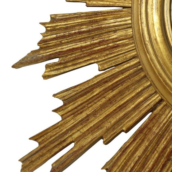 Image 1 of Espejo solar Deknudt Sunburst con detalles en pan de oro
