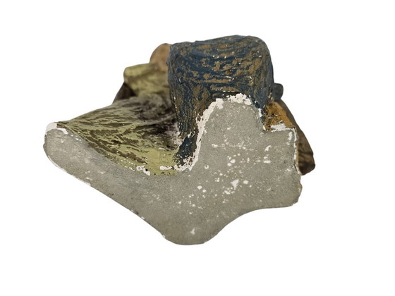 Image 1 of Mary - Joseph - Jesus - statue - plaster - signed WF - 1st half of the 20th century