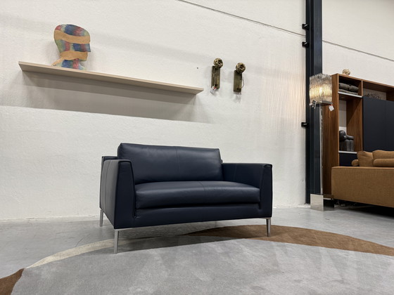 Image 1 of Design on Stock Heelz Loveseat Blauw leer 130