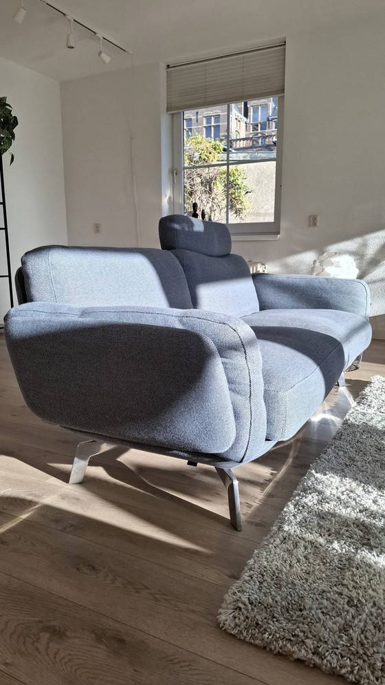 Image 1 of Leolux Nardo sofas (2.5 & 3.5 seats) grey, as good as new.
