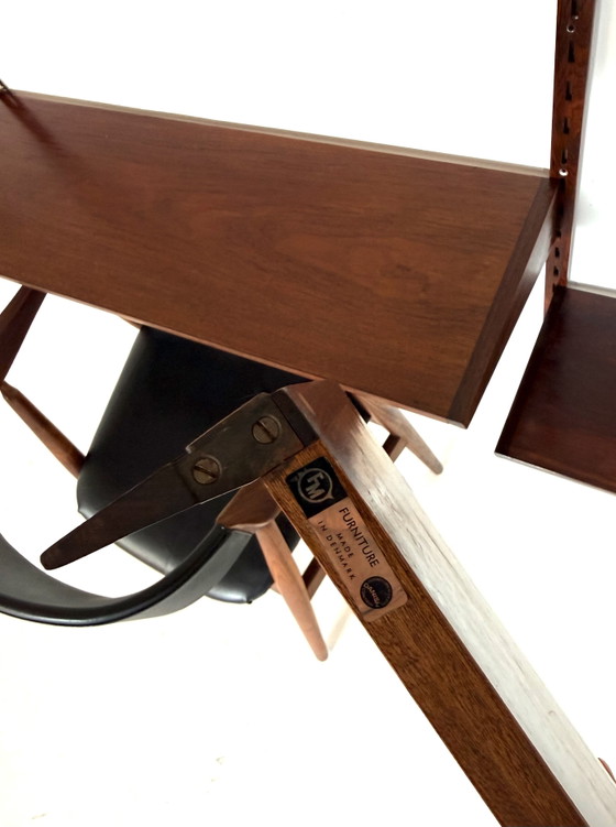 Image 1 of Vintage XL Modulair Wandsysteem, Kai Kristiansen ‘60