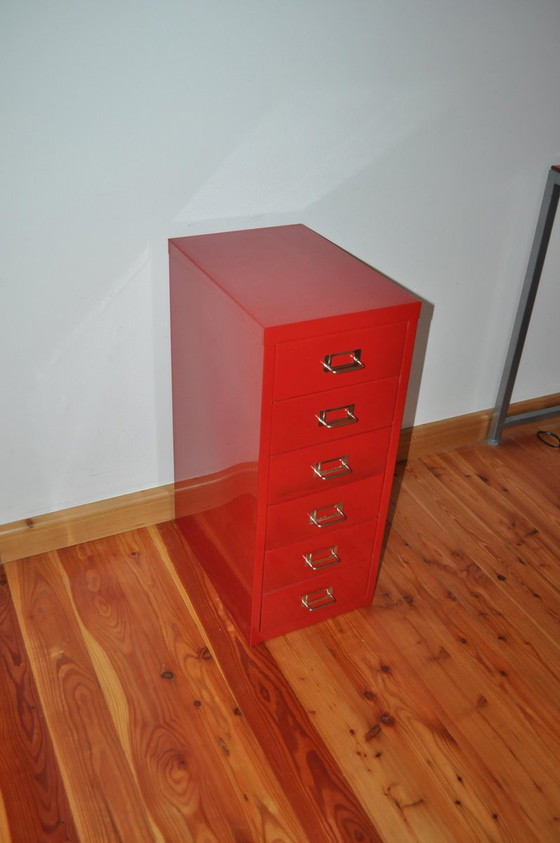 Industrial Metal Chest of Drawers, 1980s – Industrieel (photo 9 of 9)