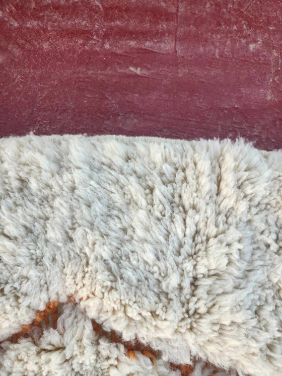 Tappeto Beni Ouarain 300x200 cm – Lana avorio spessa, motivi a rombi – Tappeti, Cotone, Bohemian (photo 13 of 14)