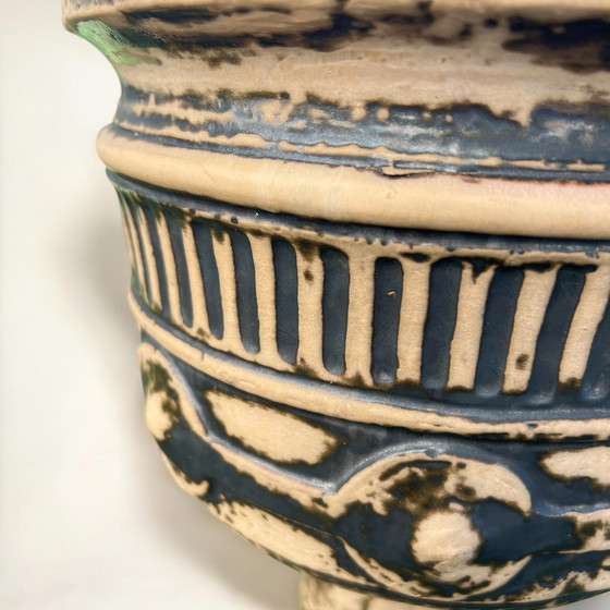 Image 1 of Vaso per fiori in ceramica/Stele per fiori Ruwel-Werke di metà secolo, realizzato nella Germania occidentale negli anni &#39;60 