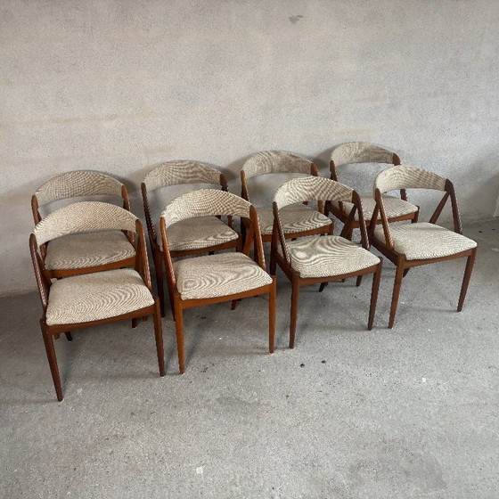 Image 1 of Juego de 8 sillas de comedor modelo 31 — Kai Kristiansen, Dinamarca, década de 1960