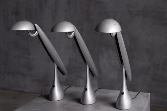 Image 1 of Lampade da scrivania postmoderne Heron di Isao Hosoe per Luxo, Norvegia, anni '90