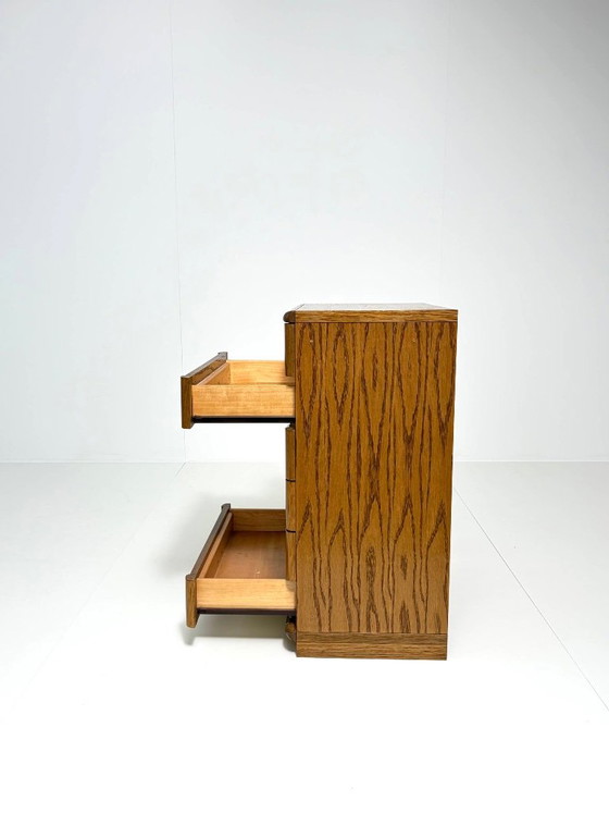 IRO-Möbel Rondo Ladekast, Rustiek Eiken, Vintage, Ladekasten, Hout, Bruin (foto 4 van 15)