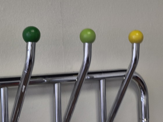 Image 1 of Vintage coat rack chrome atomic
