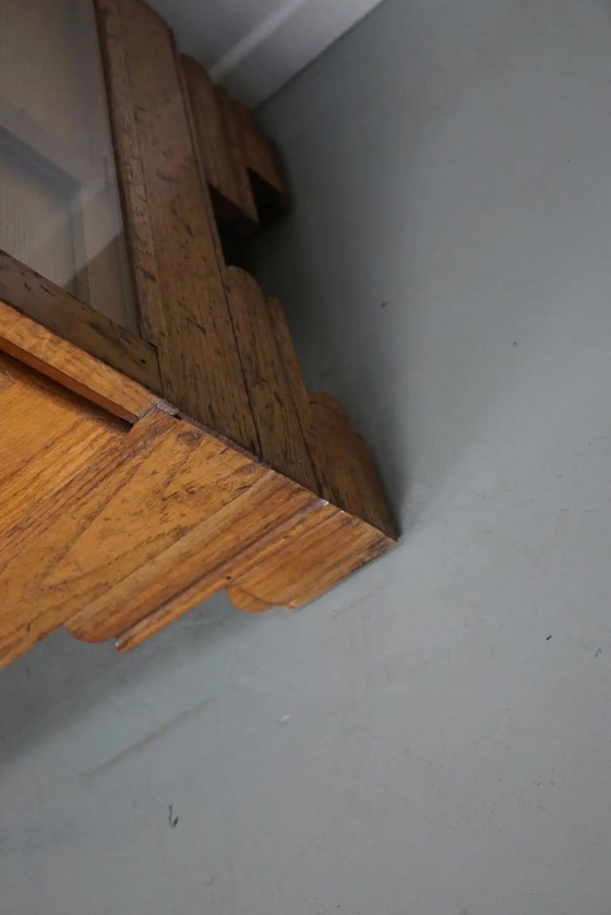 Image 1 of Meuble de mercerie/comptoir de magasin ancien en chêne britannique, années 1920/30