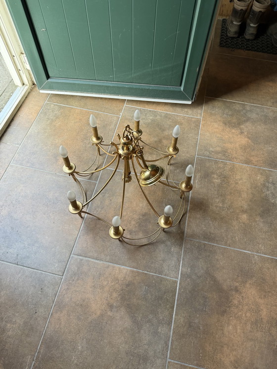 Image 1 of Messing-Kronleuchter Gaetano Sciolari