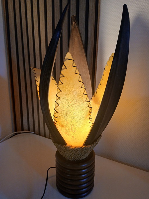 Lampe vintage Cocotier.