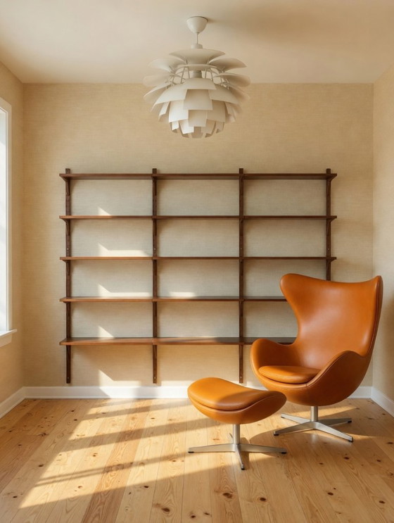 Image 1 of Système Royal Poul Cadovius, étagères murales modulaires en palissandre