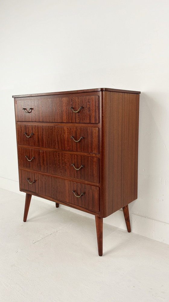 Swedish vintage Chest of drawers – Metal, Mid Century Modern (photo 10 of 12)