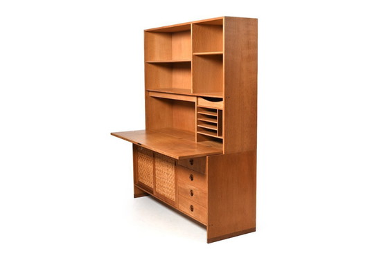 Image 1 of Meuble Hans J. Wegner avec bureau intégré, années 1960