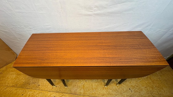 Image 1 of Mid Century Retro Vintage Teak & Tola Extending fold out Dining Table by G-Plan – Librenza Range Circa 1950