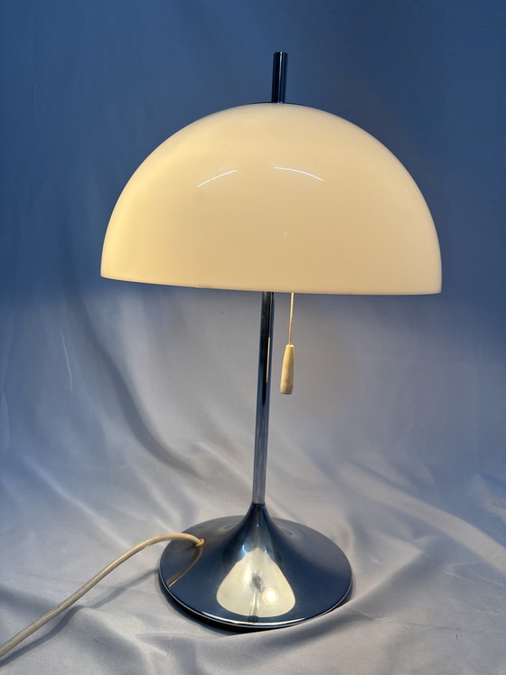 Image 1 of Vintage space age 'Mushroom' tafellamp Frank Bentler, Wila