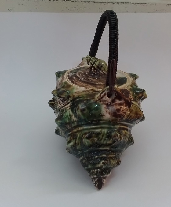Image 1 of Tetera de concha de cerámica japonesa