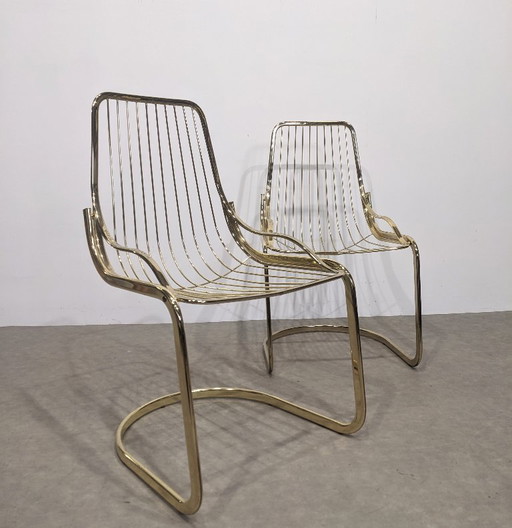 Sedie vintage Gastone Rinaldi, anni '70.