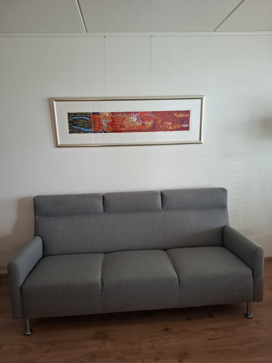 Image 1 of Leolux sofa Rooby with footstool
