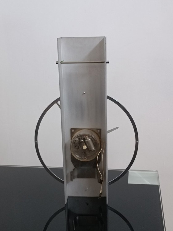 Image 1 of Micro Electric designer clock by Microtecnica 1970s