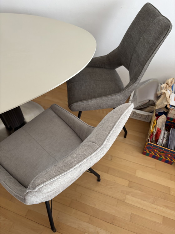 Image 1 of Dining Table From Steely (Egg Shape)