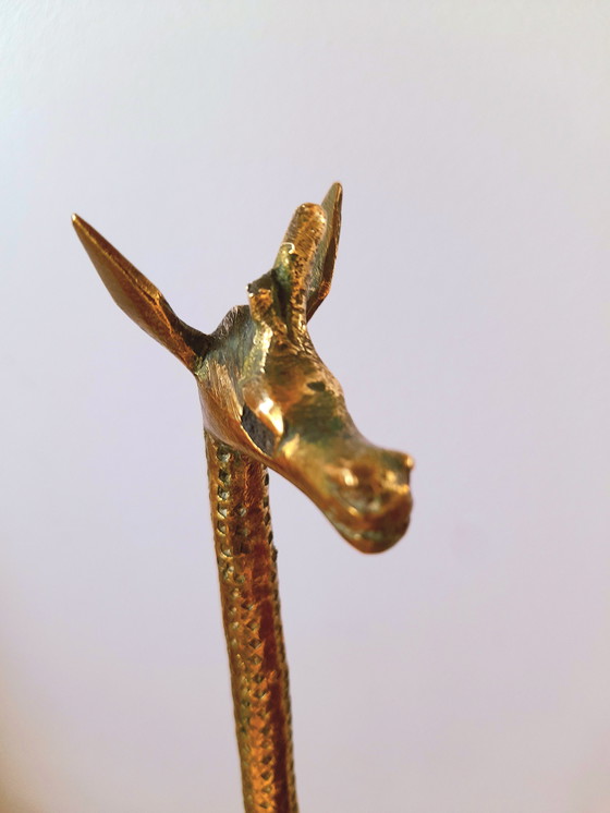 Image 1 of Jirafa de latón 1970