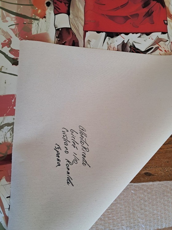 Image 1 of Alberto RICARDO - Cristiano Ronaldo 2 - Lienzo de artista