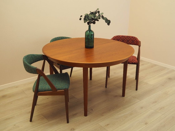 Image 1 of Set van twee teakhouten stoelen, Deens design, jaren 70, ontwerper: Kai Kristiansen
