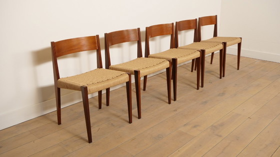 Image 1 of Chaise de salle à manger vintage | Cadovius | Pia | Royal Persiennen | Restaurée