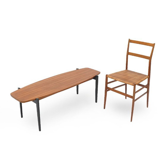 Image 1 of Tavolino rettangolare con piano in teak, 1960