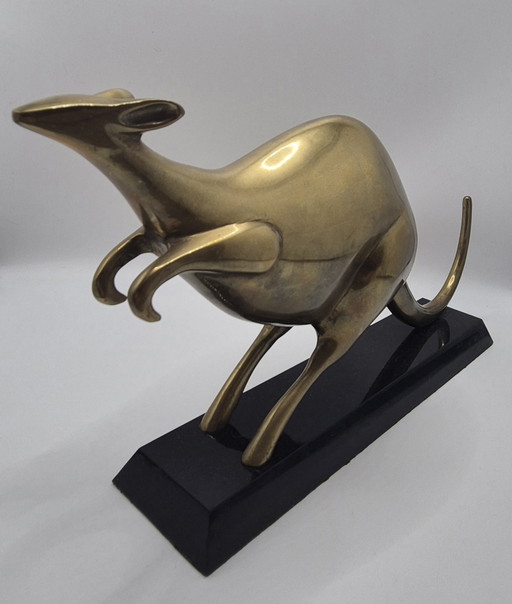 Vintage Kangaroo – decoratieve objecten, Brass