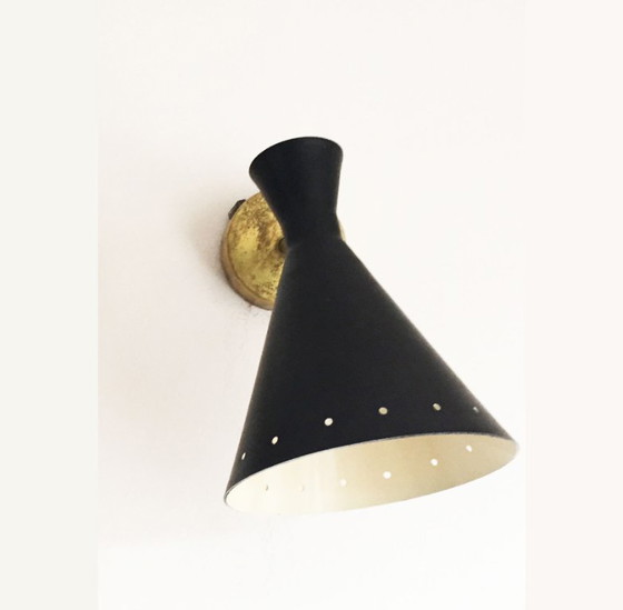 Image 1 of Pair of 1950s Italian design sconces