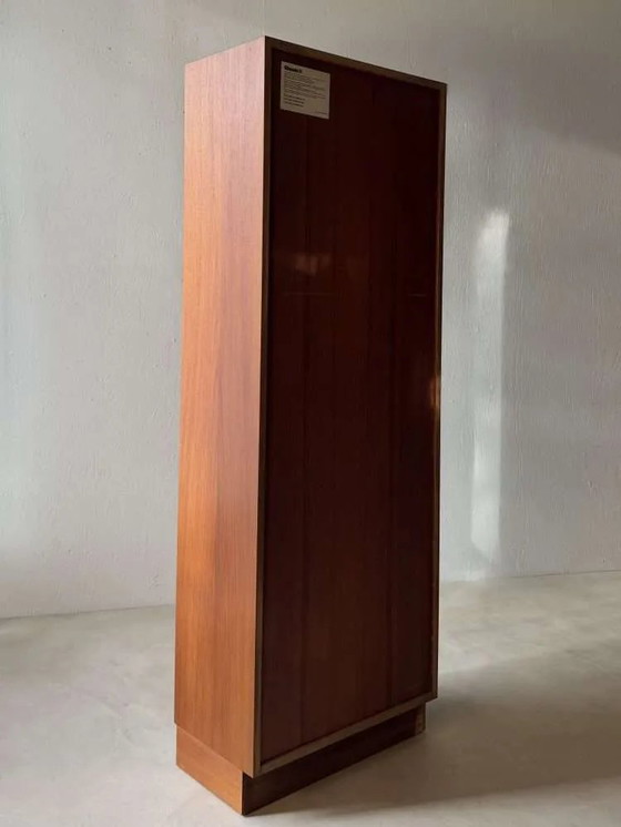 Image 1 of Omann Jun teak display cabinet 1960s Danish design