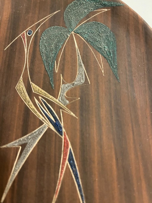 Paint palette-shaped bowl from the Ancora factory