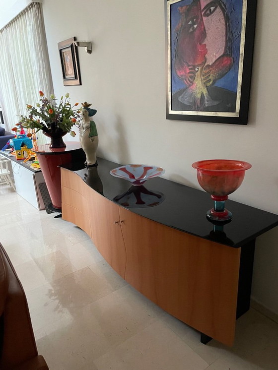 Image 1 of giorgetti sideboard with bar carousel