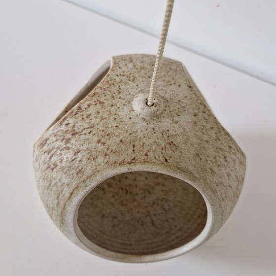 Image 1 of Jaap Ravelli cerámica globo colgante maceta para planta de interior 1960s/70s cerámica